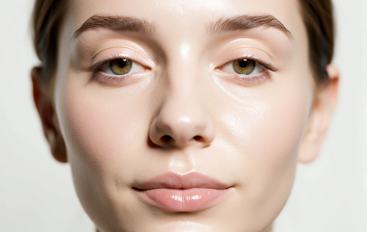 Woman with radiant skin